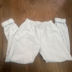 Brandy Melville White Joggers